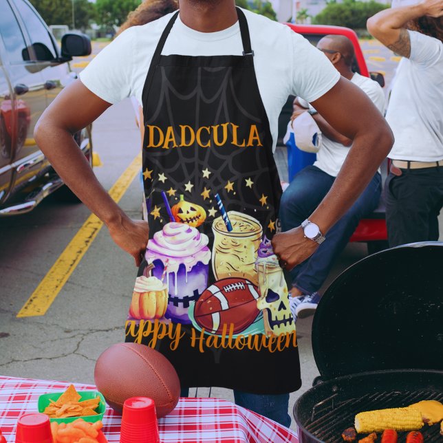 Personalisierte Spookie für Sportfans Halloween Mä Schürze (Von Creator hochgeladen)