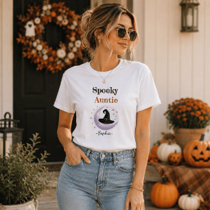 Personalisierte Spooky Tante - Halloween-Shirt T-Shirt