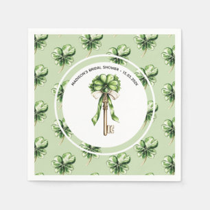 Personalisierte St. Patrick’s Day Bridal Shower Serviette