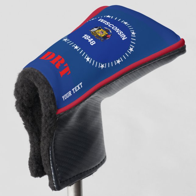 Personalisierte Staatsflagge Golf Headcover (3/4 Vorderseite)