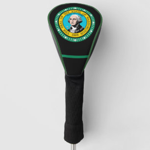 Personalisierte Staatsflagge in Washington Golf Headcover