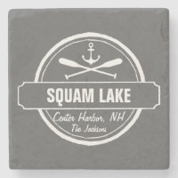 Personalisierte Stadt, Name und Anker des Squam
