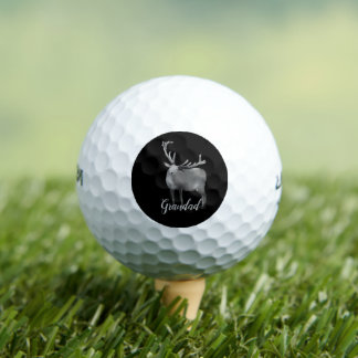 Personalisierte Stag-Illustration Golfball