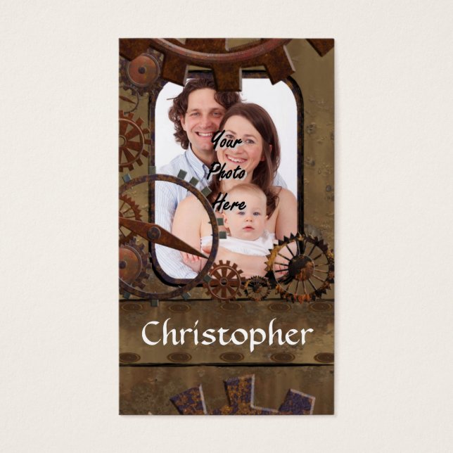 Personalisierte Stahlbildvorlage (Vorderseite)