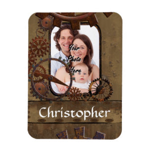 Personalisierte Stahlbildvorlage Magnet