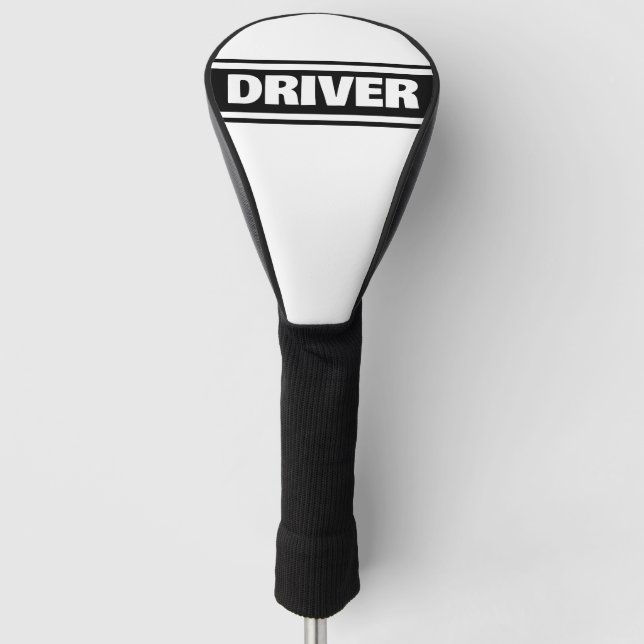 Personalisierte Standard-Treiberkopplung Golf Headcover (Vorderseite)