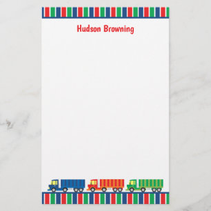 Personalisierte Stationierung des Semiglastruckkon Briefpapier