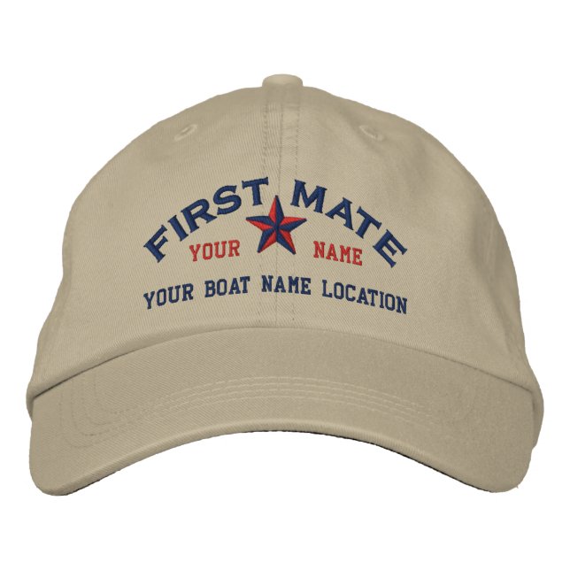 Personalisierte Stickerei nach Mate Star Ball Bestickte Baseballkappe (Vorderseite)