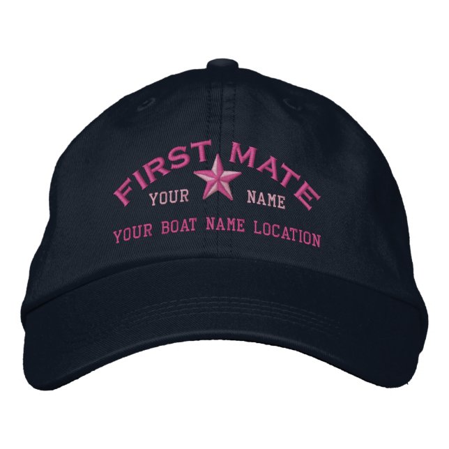 Personalisierte Stickerei nach Mate Star Ball Bestickte Baseballkappe (Vorderseite)