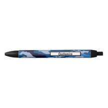 Personalisierte Stifte - Camouflage Blue