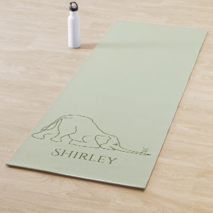 Personalisierte stilvolle Yoga-Pose-Maus u. Yogamatte