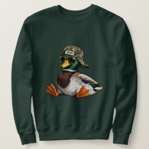 Personalisierte Stockente – Lustiger Valentinstag Sweatshirt