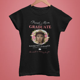 Personalisierte stolz Mama des Graduate T - Shirt 