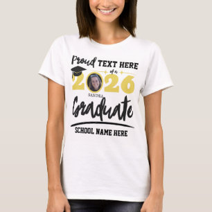 Personalisierte stolze Familie Abschlussklasse 202 T-Shirt