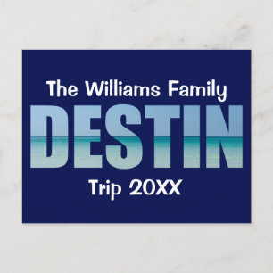 Personalisierte Strandreise mit dem Coolen Ozean Postkarte