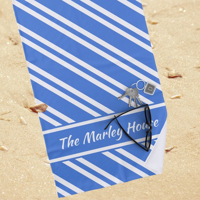 Personalisierte Streifen Strandtuch (Von Creator hochgeladen)