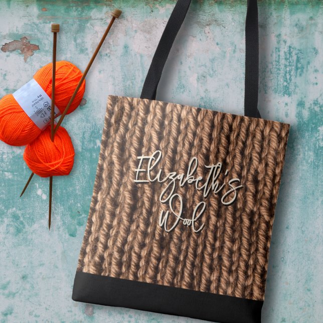 Personalisierte Strickwollentasche Tasche (Von Creator hochgeladen)