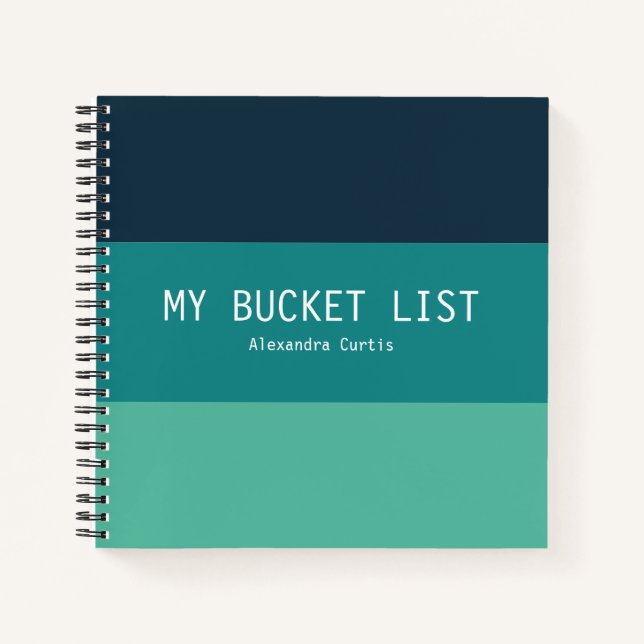 Personalisierte Stripliste Notizbuch (Vorderseite)