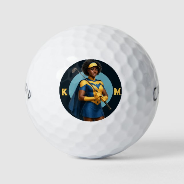 Personalisierte Superheld Callaway Warbird Golfbäl Golfball (Vorderseite)
