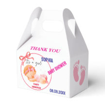 Personalisierte süße Babyparty-Geschenkboxen