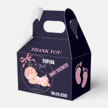 Personalisierte süße Babyparty-Geschenkboxen