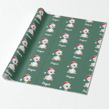 Personalisierte süße festliche Weihnachtsgans Ente