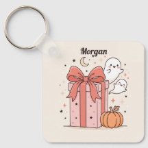 Personalisierte süße Geister-Geschenkbox Halloween