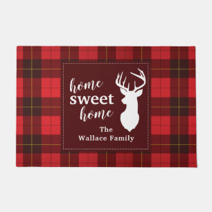 Personalisierte Süße Heimat Tartan Clan Wallace Ka Fußmatte