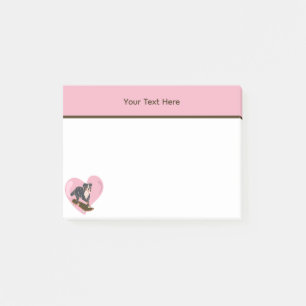 Personalisierte süße Hunde-Notizen Post-it Klebezettel