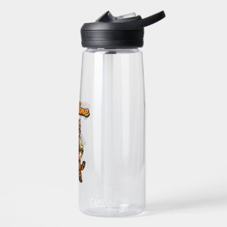 Personalisierte süße Tabby-Katze-Mechaniker-Wasser Trinkflasche