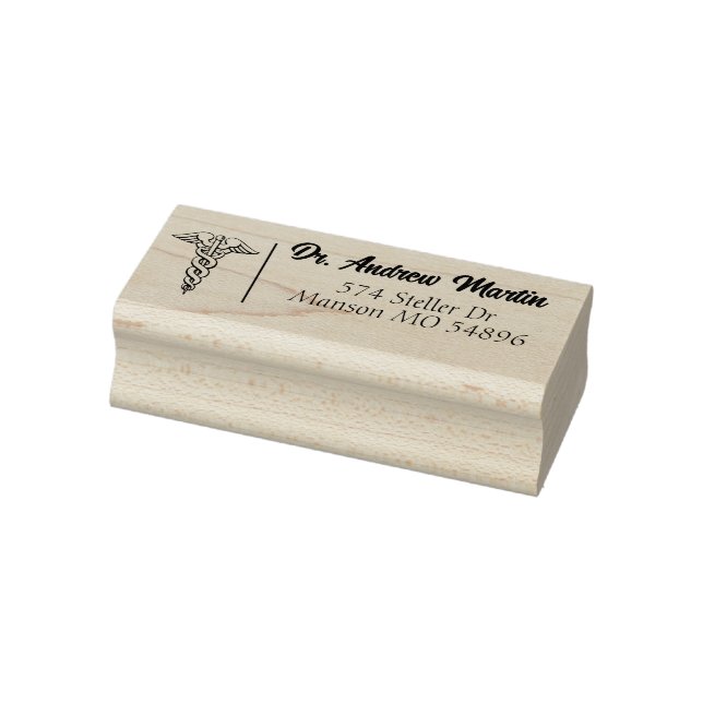Personalisierte Symboladresse Gummistempel (Stempel)