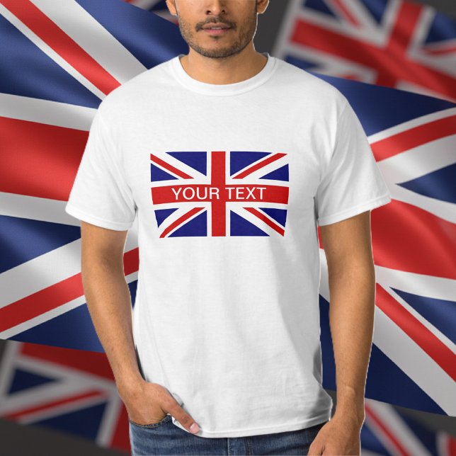 Personalisierte T-Shirts mit britischer (British Union Jack t shirt)