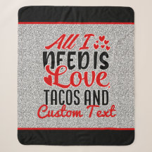 Personalisierte Tacos für Liebe und benutzerdefini