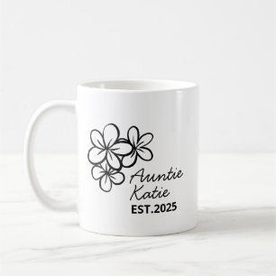 Personalisierte Tante Tasse, Neue Tante Schwangers Kaffeetasse