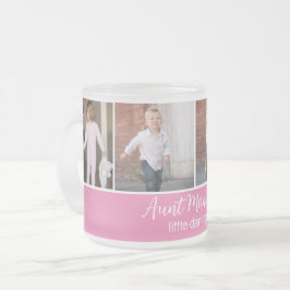 Personalisierte Tante's Darlings mit 4 quadratisch Mattglastasse