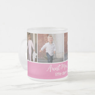 Personalisierte Tante's Darlings mit 4 quadratisch Mattglastasse