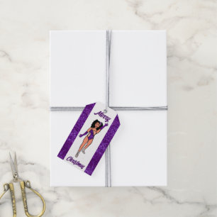 Personalisierte Tänzermarke Lila B Geschenkanhänger