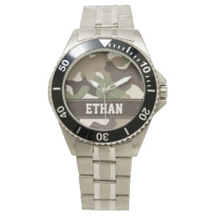 Personalisierte Tarnung Armbanduhr