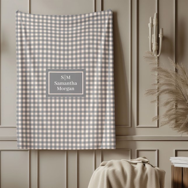 Personalisierte Tartan-Decke Trendige Farben Akzen Fleecedecke (Personalized Tartan Blanket Trendy Colors Accent)