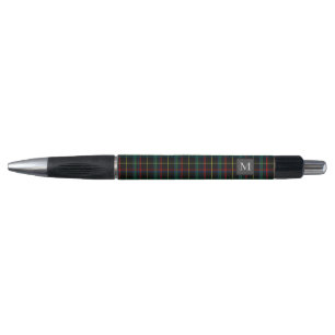 Personalisierte Tartan-Monogram Business man Kugelschreiber