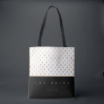 Personalisierte Tasche<br><div class="desc">Feiern Sie die Braut mit dieser schönen, anpassbaren Tote-Tasche zu sein! Ändern Sie die Wörter (vorne und hinten), "The Bride" und das Datum in ein spezielles Wort oder eine Phrase. Ein tolles Geschenk für ein Brautparty, damit die schöne Braut diese Tasche tragen kann, während sie sich auf ihren großen Tag...</div>