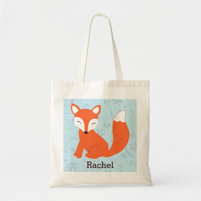 Personalisierte Tasche blaues niedliches (Vorne)