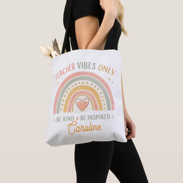 Personalisierte Tasche für Lehrer mit Vibes Only (Von Nahem)