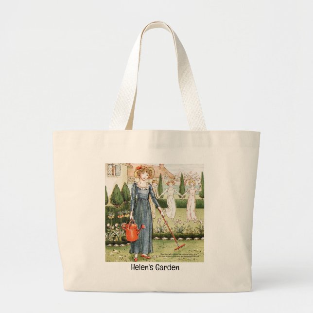 Personalisierte Tasche "Mary Mary Quite Contrary" (Vorne)