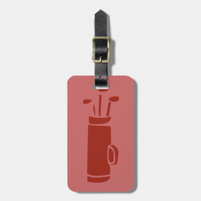 Personalisierte Tasche und die Vereine, die Gepäckanhänger (Vorderseite vertikal)