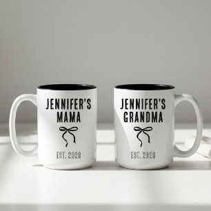 Personalisierte Tasse als Geschenk für Mama, Oma o