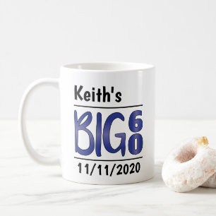 Personalisierte Tasse "Big 60"