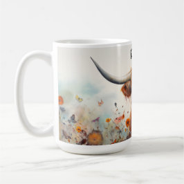 Personalisierte Tasse der Kühe