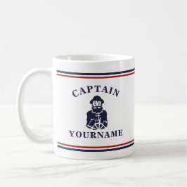 Personalisierte Tasse des Nautic Old Scruff Captai