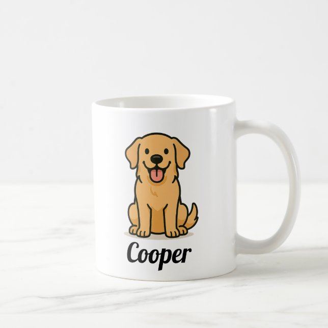 Personalisierte Tasse für Hunde - Niedliches Gesch (Rechts)
